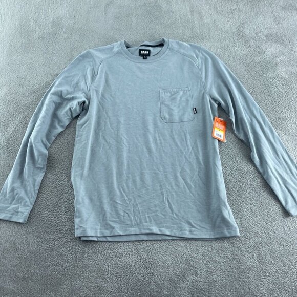 Bass Outdoor Quarry Gray LS Utili-Tee Long Sleeve Shirt M NWT 4707 - Picture 1 of 10